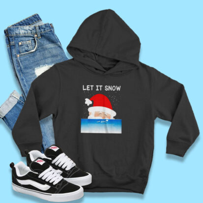 Let It Snow Cocaine Santa Christmas Hoodie