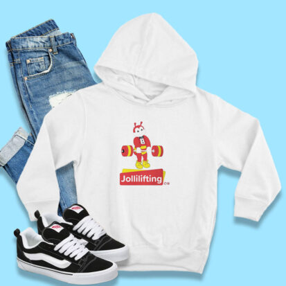 Parody Vintage Jollilifting Jollibee Hoodie