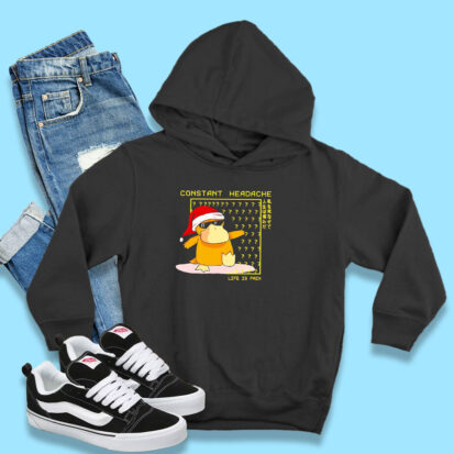 Psyduck Constant Headache Life Is Pain Christmas Hoodie