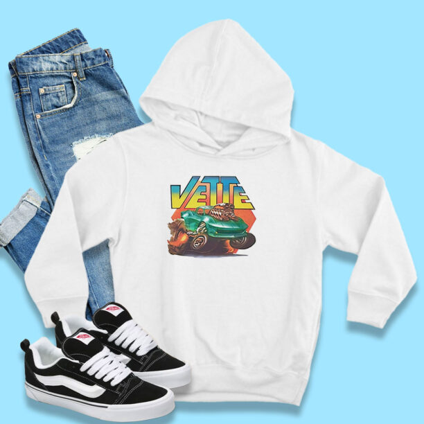 That 70s Show Kelso Rainbow Lined Corvette Ringer Hoodie