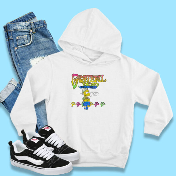 The Simpsons Grateful Dead Head And Proud Hoodie