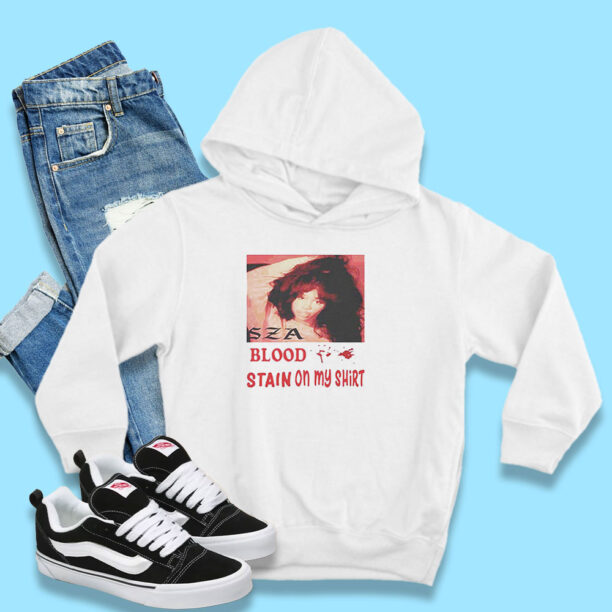 Vintage Album Photo Sza Bloodstain Hoodie