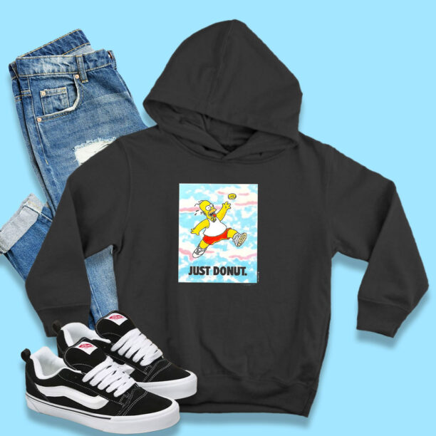 Vintage The Simpsons Homer Just Donut Hoodie