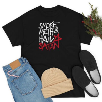 Smoke Meth Hail Funny Satan T Shirt