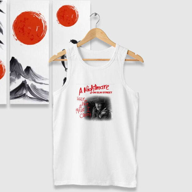 A Nightmare On Elm Street Ready Or Not Freddy Tank Tops