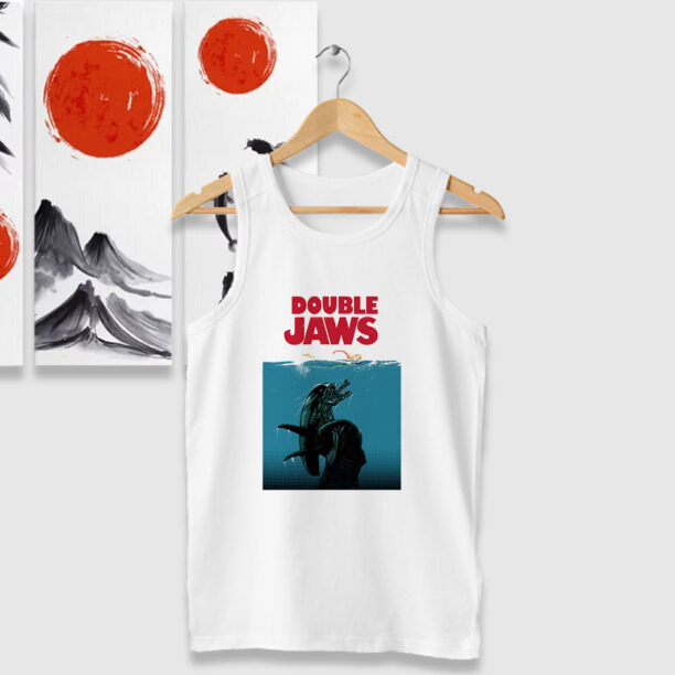 Alien Double Jaws Graphic Tank Tops