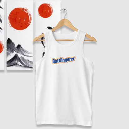 Buttfingerer Funny Candy Bar Parody Tank Tops