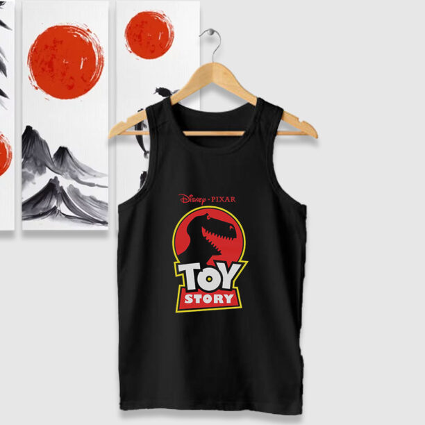 Disney Pixar Jurassic Rex Toy Story Tank Tops