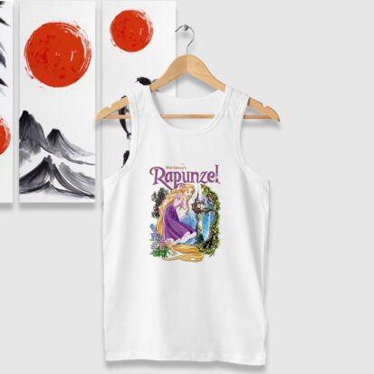 Floral Rapunzel Tangled Tank Tops