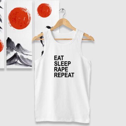 Harvey Weinstein Eat Sleep Rape Repeat Tank Tops