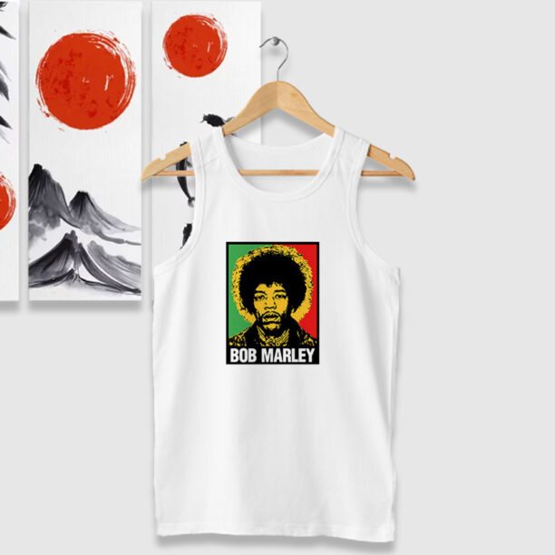 Jimi Hendrix Bob Marley Tank Tops