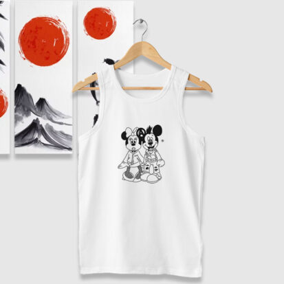 Minnie And Mickey Mouse Punk Tank Tops