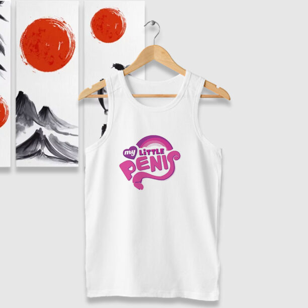 My Little Penis Logo Meme Tank Tops