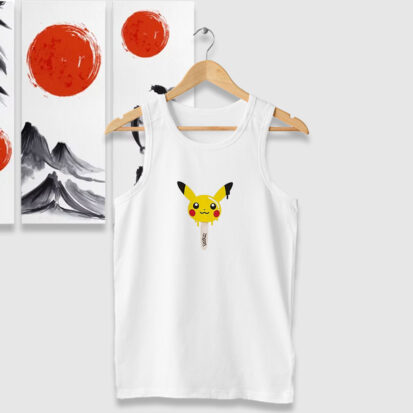 Pokemon Pikachu Ice Cream Tank Tops