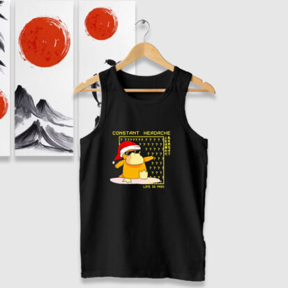 Psyduck Constant Headache Life Is Pain Christmas Tank Tops