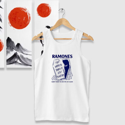 Ramones I Don’t Want To Be Buried in Pet Sematary Tank Tops