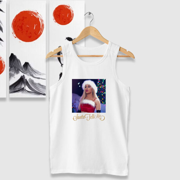 Santa Tell Me’ by Ariana Grande Tank Tops