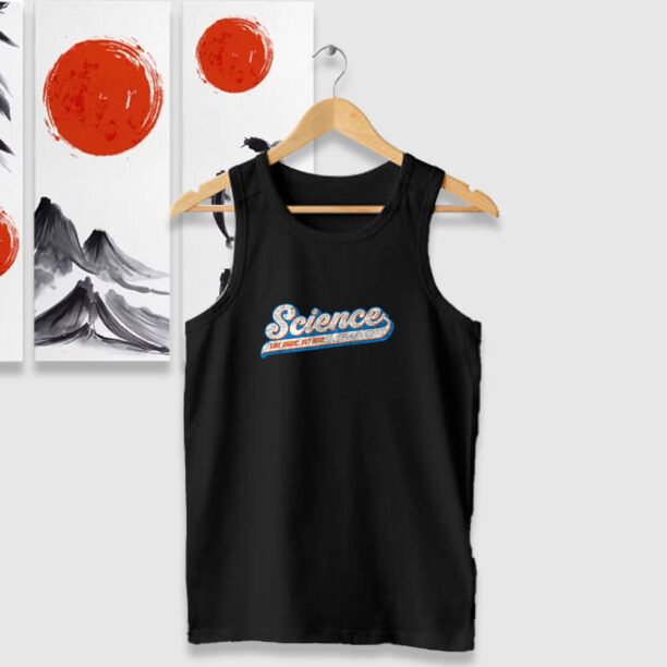 Science Like Magic But Real Logo Tank Tops