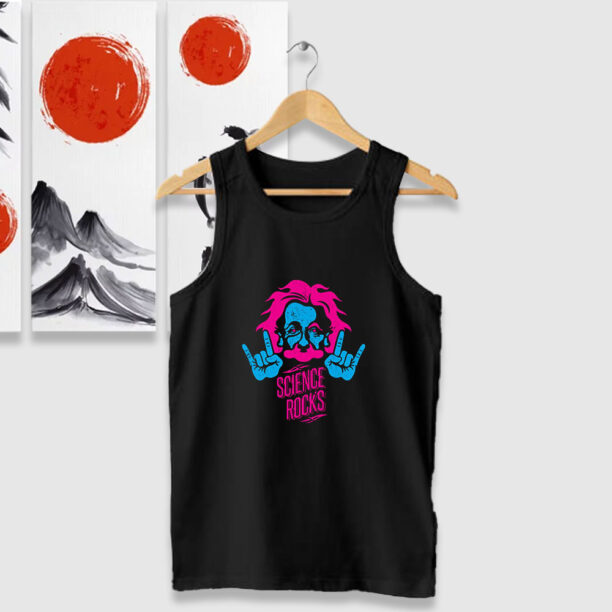 Science Rocks Albert Einstein Tank Tops