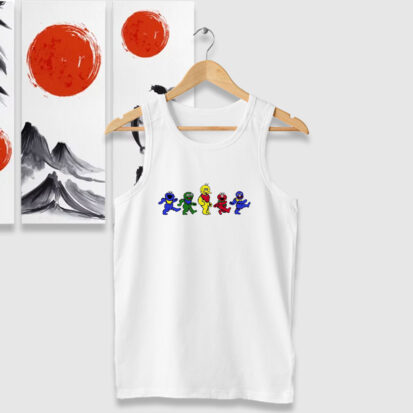 Sesame Street Dancing Bear Tank Tops