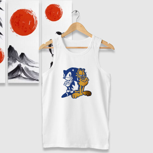 Sonfield Sonic And Garfield Tank Tops