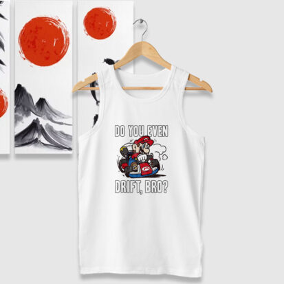 Super Mario Do You Even Drift Graphic Tank Tops