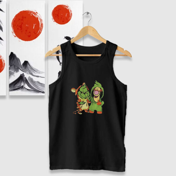 The Grinch And Tigger Baby Tank Tops