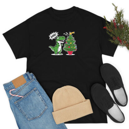 AHHH T Rex Christmas T Shirt