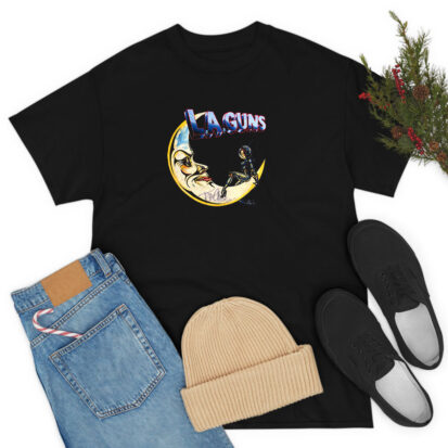 LA Guns 20s Man In The Moon T Shirt