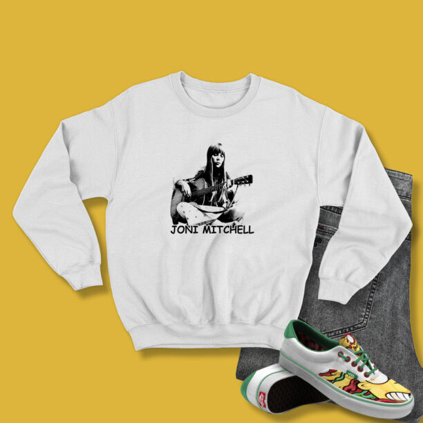 Joni Mitchell Guitar Custom Sweatshirt