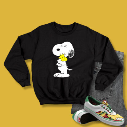 KAWS Uniqlo Peanuts Snoopyoodstock Collabs Sweatshirt