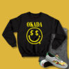 Kazuchika Okada Nirvana Parody 90s Style Sweatshirt