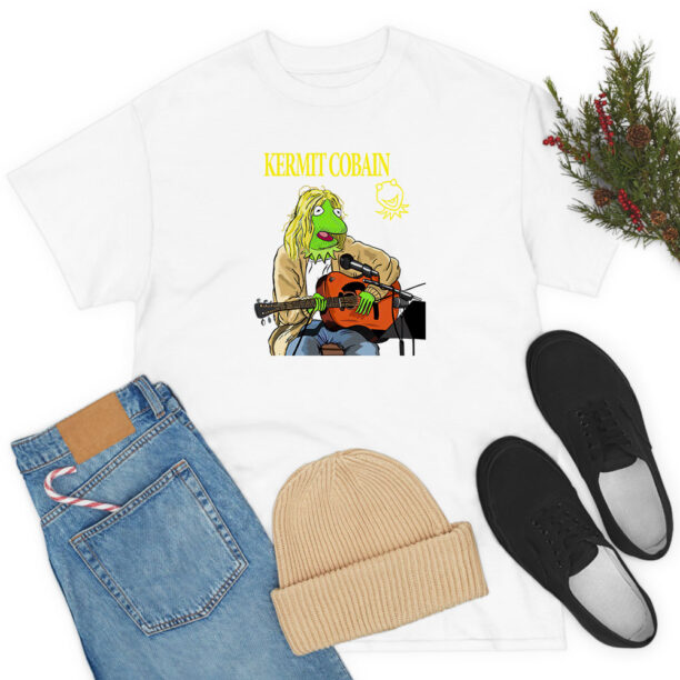 Kermit Cobain Kermit the Frog Parody T Shirt