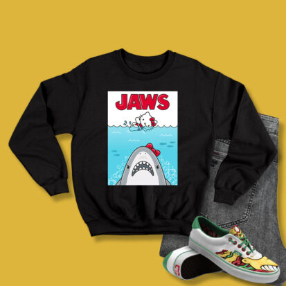 Kitty Jaws Funny Sweatshirt