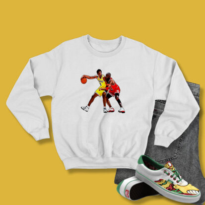 Kobe Bryant vs Michael Jordan Gift Star Legend Sweatshirt