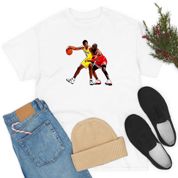 Kobe Bryant vs Michael Jordan Gift Star Legend T Shirt