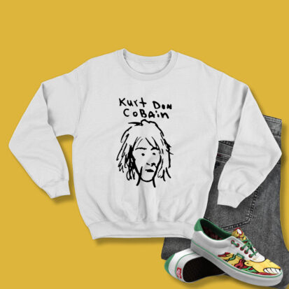 Kurt Cobain Sketch Vintage Sweatshirt