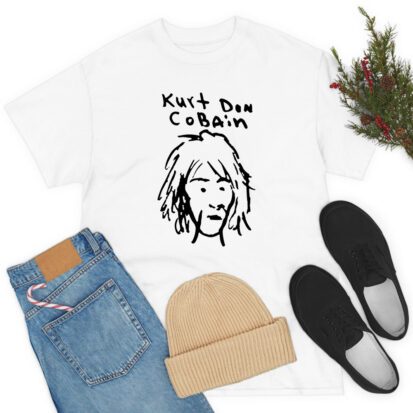 Kurt Cobain Sketch Vintage T Shirt