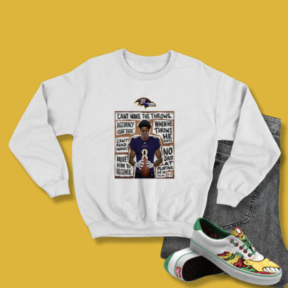 Lamar Jackson Silence The Doubters 90s Sweatshirt