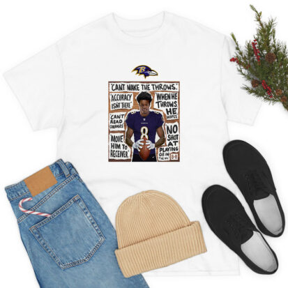 Lamar Jackson Silence The Doubters 90s T Shirt