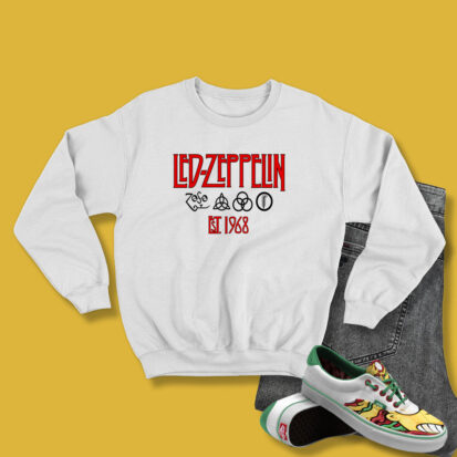 Led Zeppelin Symbols Est 68 Sweatshirt