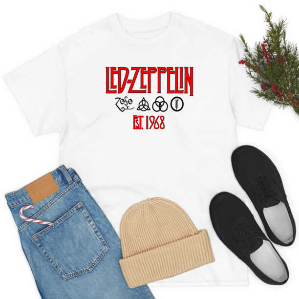 Led Zeppelin Symbols Est 68 T Shirt