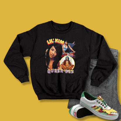 Lil Kim Queen Bee 90s Retro Sweatshirt