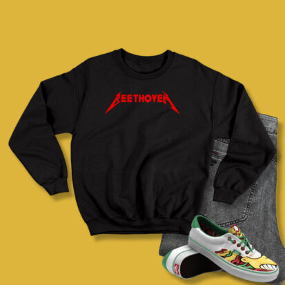 Ludwig Van Beethoven Logo Metallica Sweatshirt