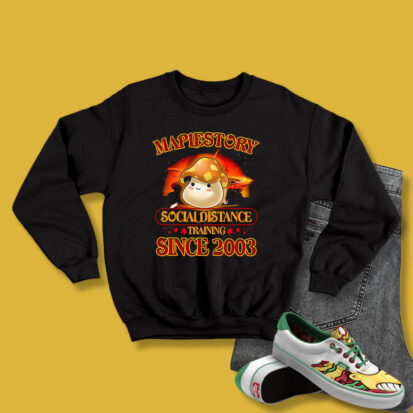 Maplestory Social Distance Training 90s Sweatshirt