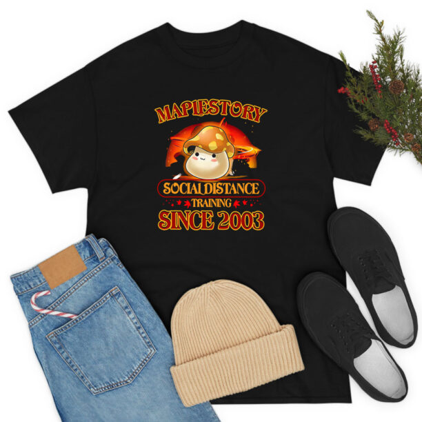 Maplestory Social Distance Training 90s T Shirt