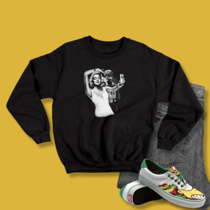 Marilyn Monroe Tupac Shakur Friends Sweatshirt