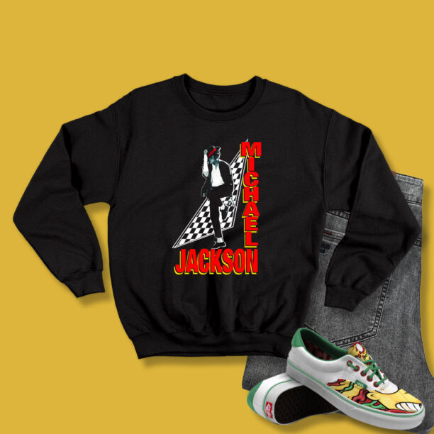 Michael Jackson Checkered Sweatshirt