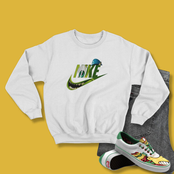 Mike Monster Inc Nike Parody Sweatshirt