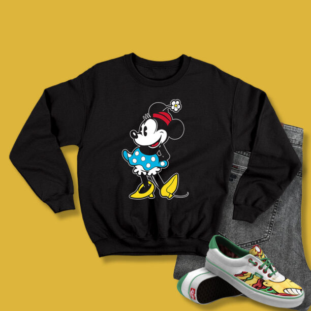 Minnie Mouse Flower Hat Sweatshirt